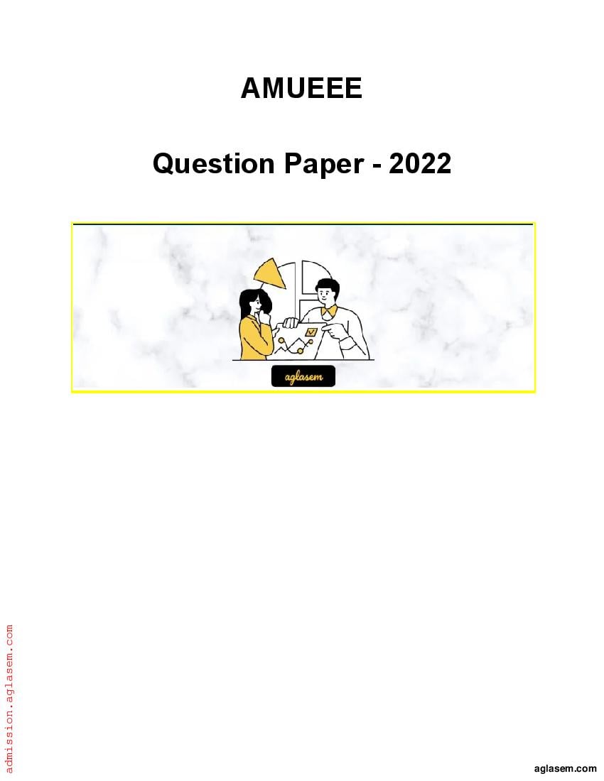 AMUEEE 2022 Question Paper - Page 1