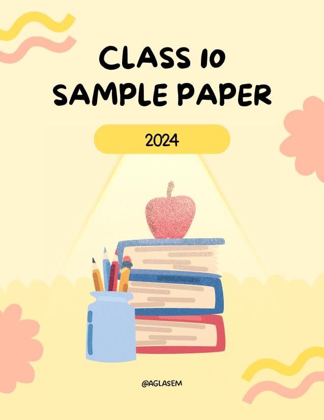 SEBA Class 10 Sample Paper 2024 Maths - Page 1