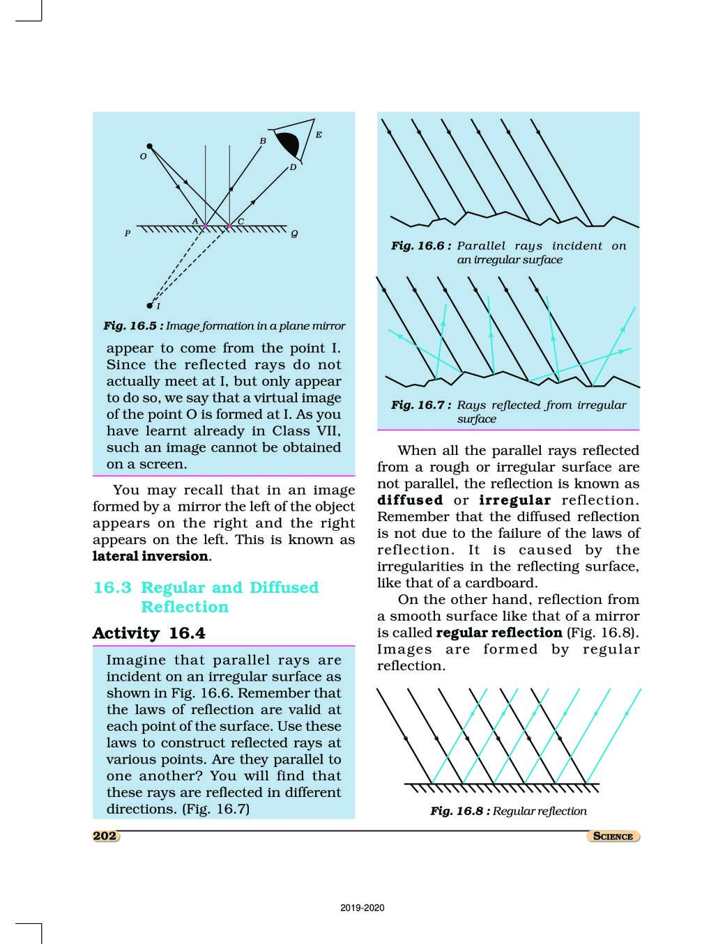 NCERT Book Class 8 Science Chapter 16 Light – AglaSem Schools