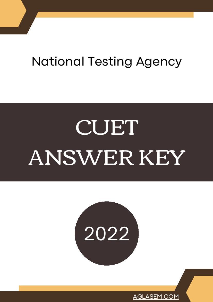CUET 2022 Answer Key - Page 1