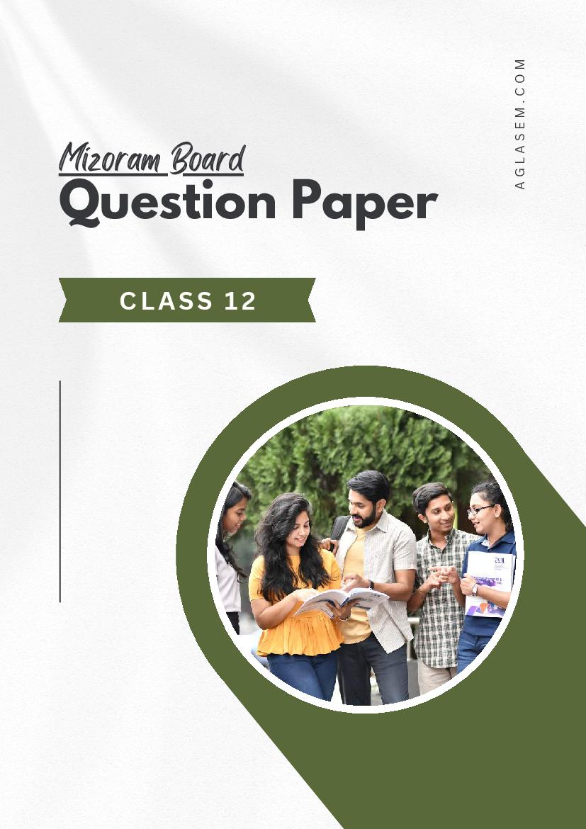 Mizoram Board Class 12 Question Paper 2023 Commerce - Page 1
