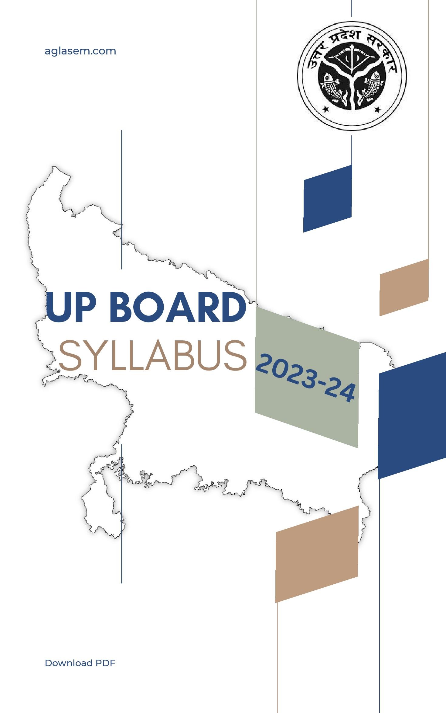 UP Board Class 11 Syllabus 2024 English - Page 1