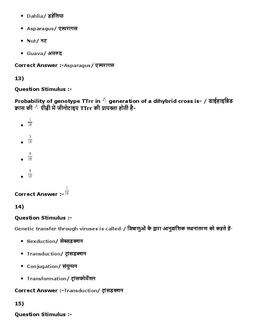 MP GNTST PNST 2016 Question Paper 19 Jun Shift 1