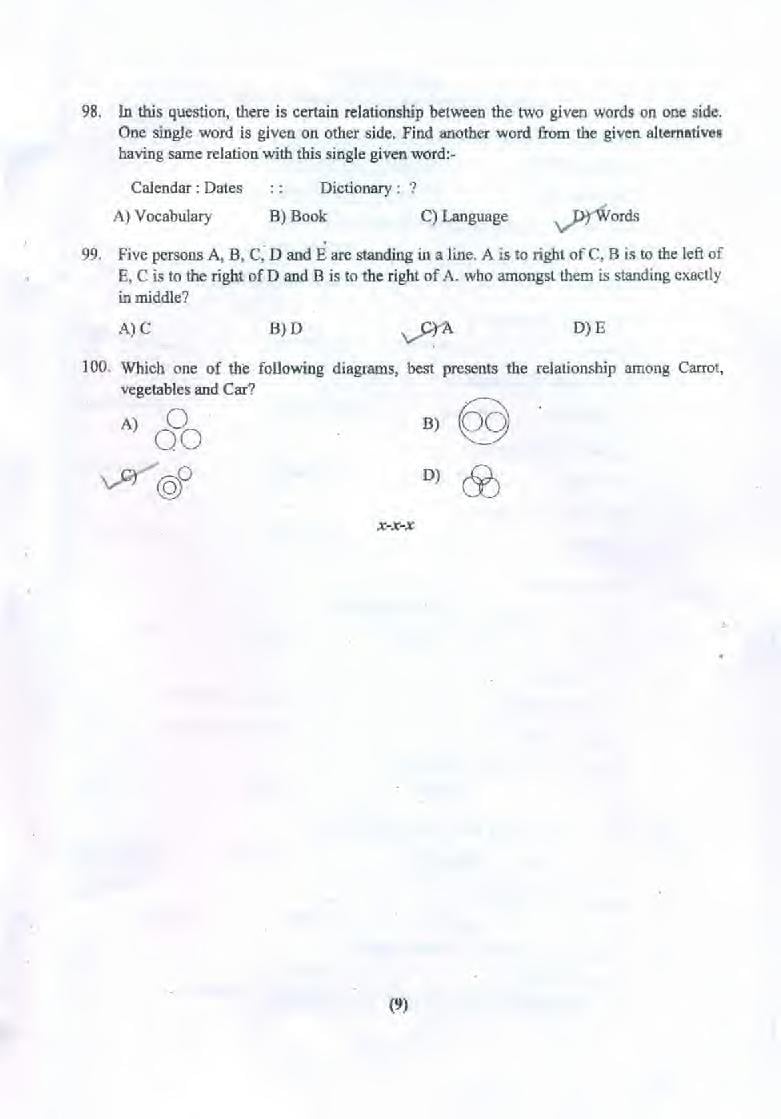 PU BA / B.Com LLB 2015 Question Paper PDF (UGLAW, Series D)