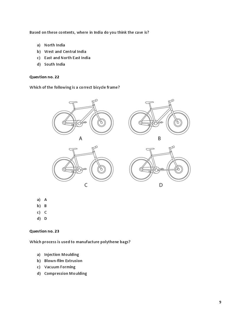 CEED 2015 Question Paper PDF (Official, Part A and Part B)