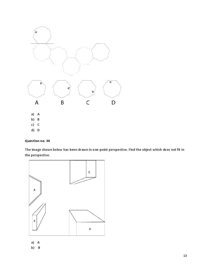 CEED 2015 Question Paper PDF (Official, Part A and Part B)