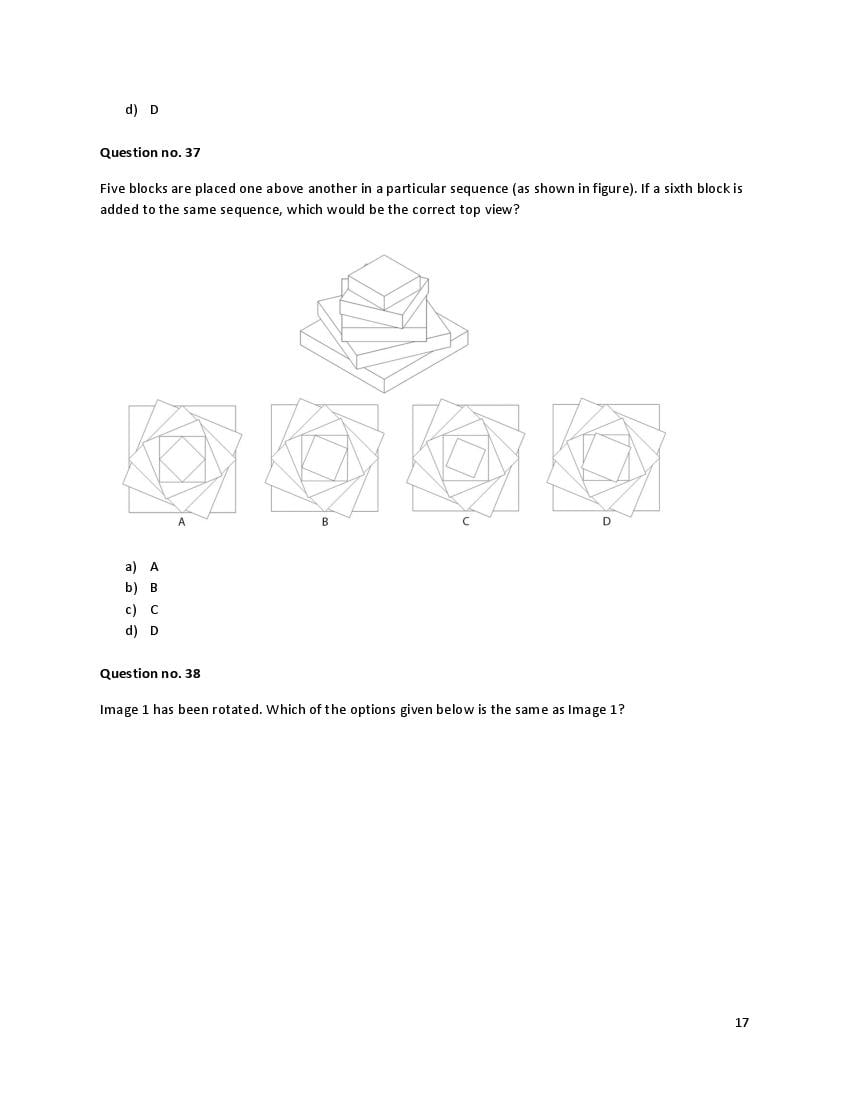 CEED 2015 Question Paper PDF (Official, Part A and Part B)
