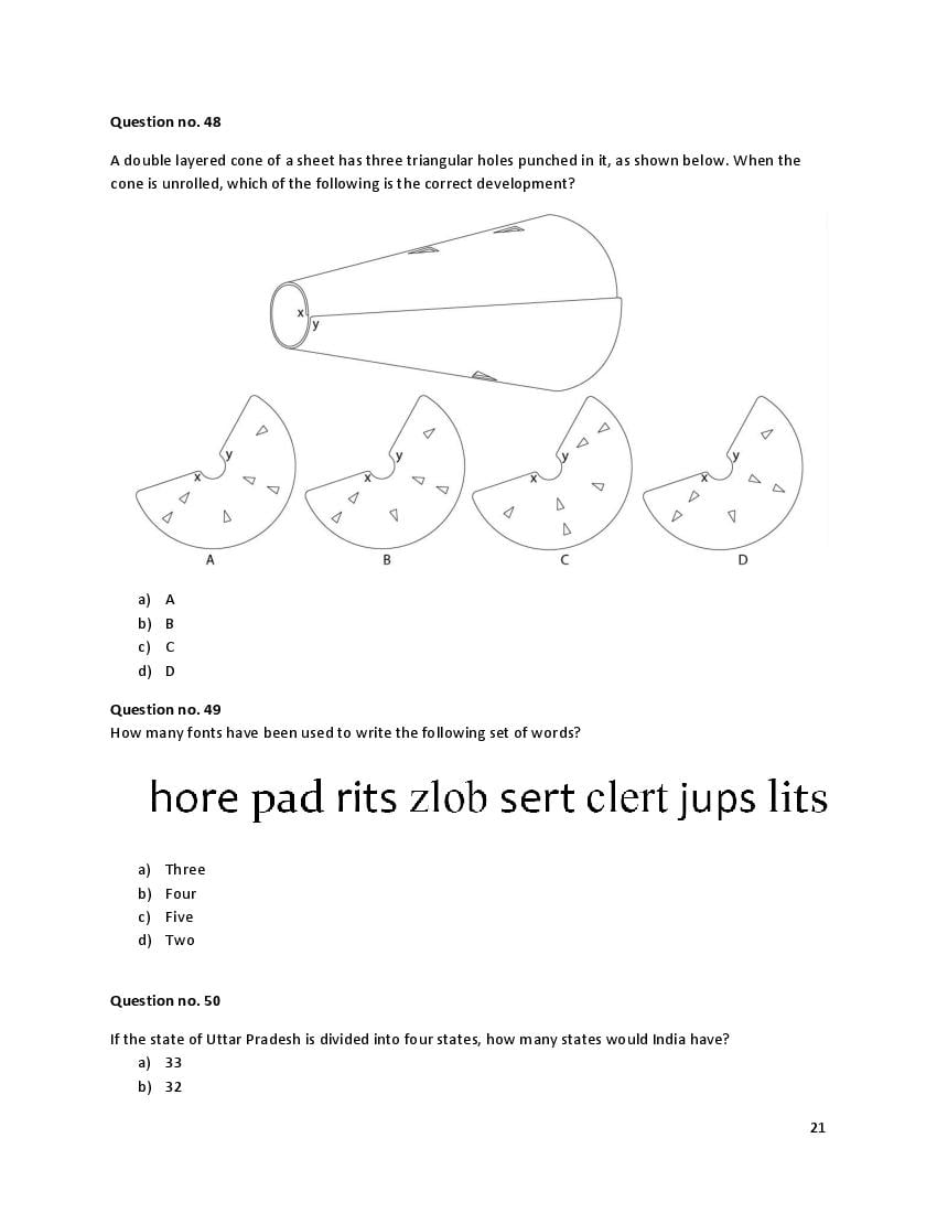 CEED 2015 Question Paper PDF (Official, Part A and Part B)