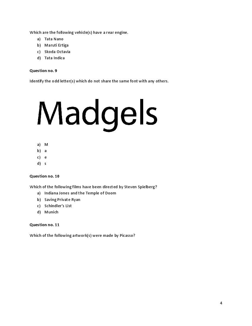 CEED 2015 Question Paper PDF (Official, Part A and Part B)