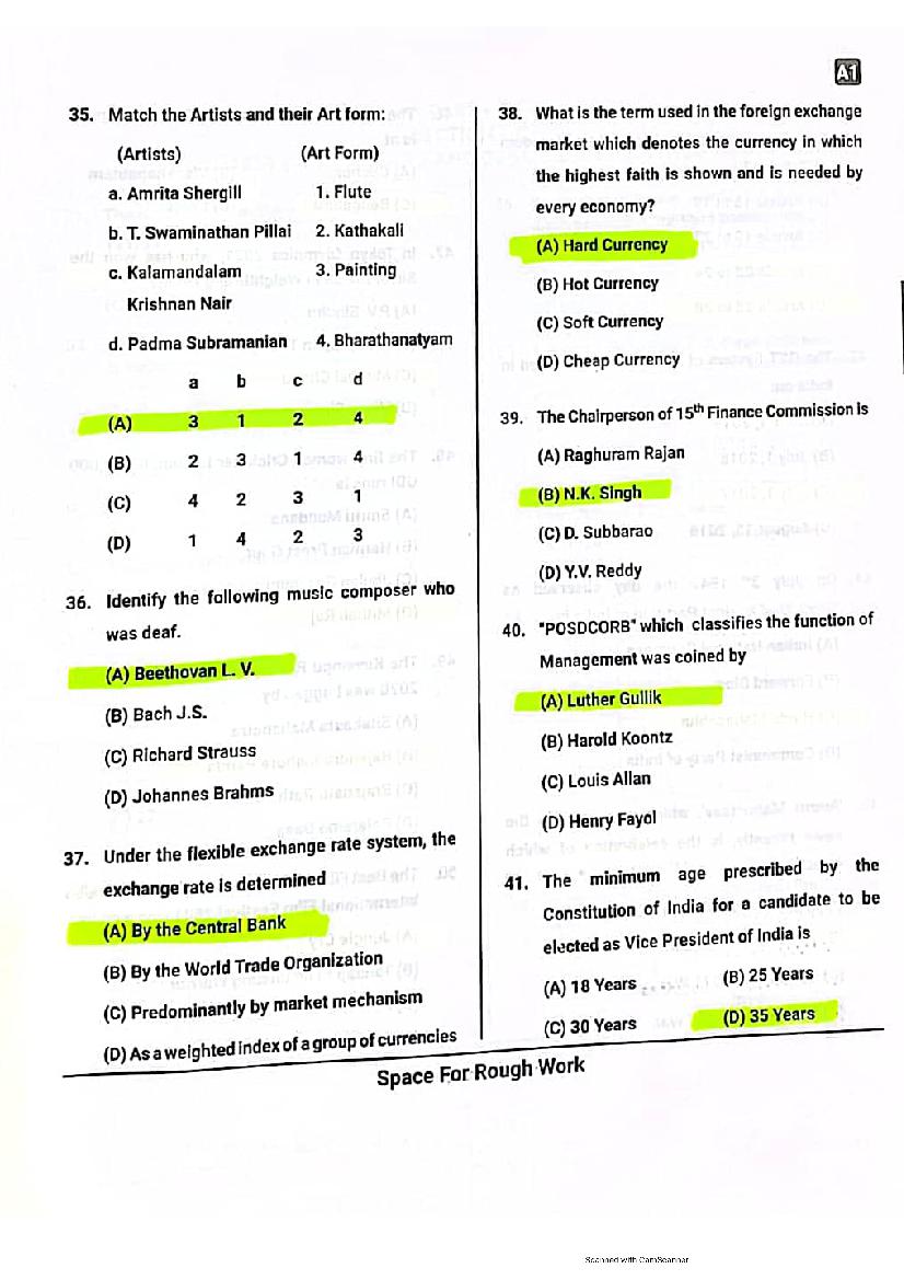 Karnataka PGCET 2021 Question Paper PDF with Answer Key (2 Papers)