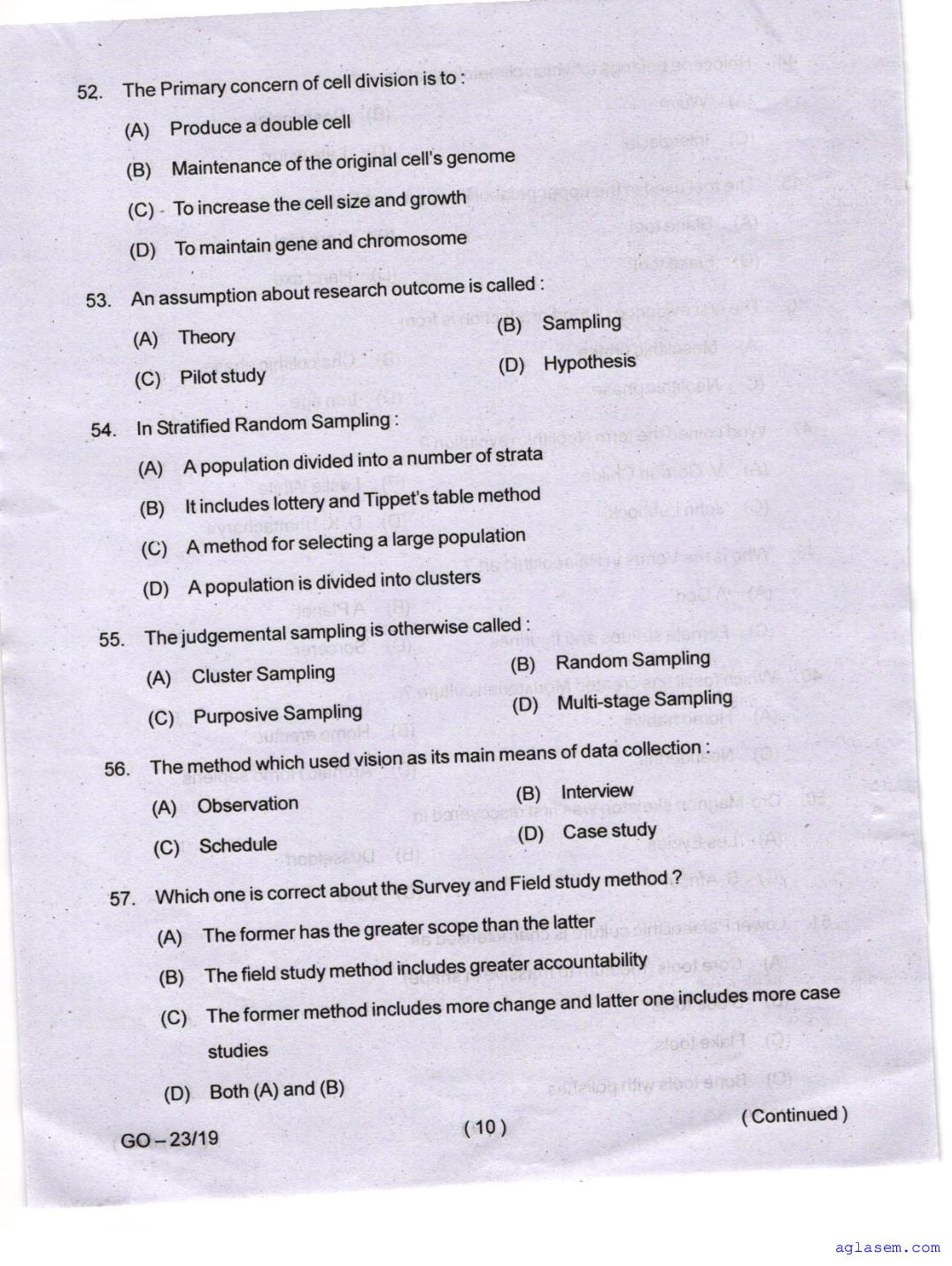 Odisha CPET 2024 Question Paper PDF (Subject-wise, 38 Papers)