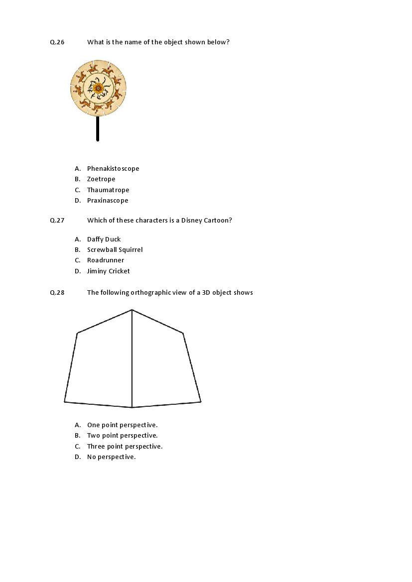 CEED 2016 Question Paper PDF (Paper 1 and Paper 2)