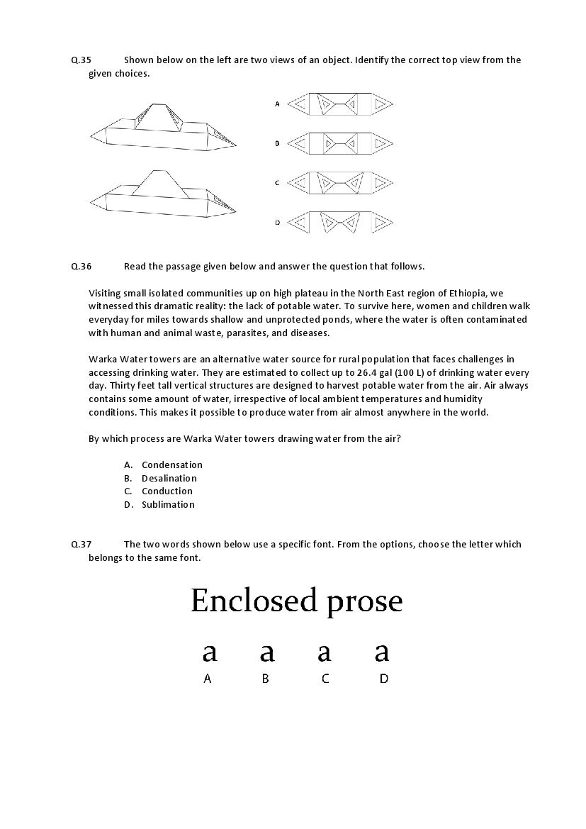 CEED 2016 Question Paper PDF (Paper 1 and Paper 2)