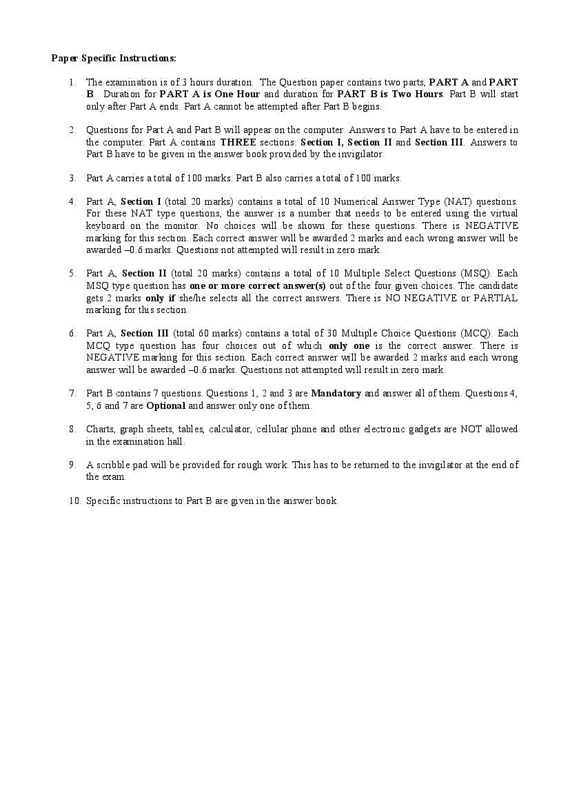 CEED 2016 Question Paper PDF (Paper 1 and Paper 2)