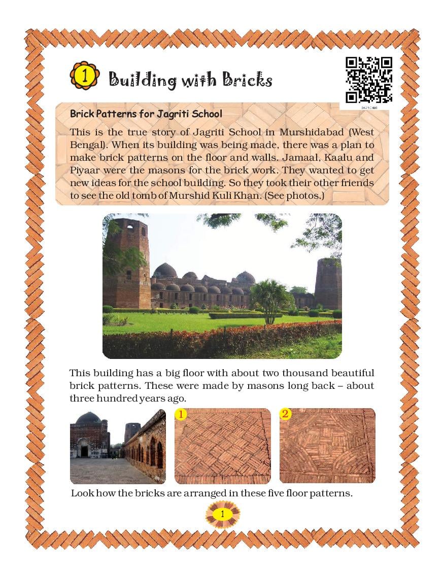 NCERT Book Class 4 Maths Chapter 1 Building with Bricks - Page 1
