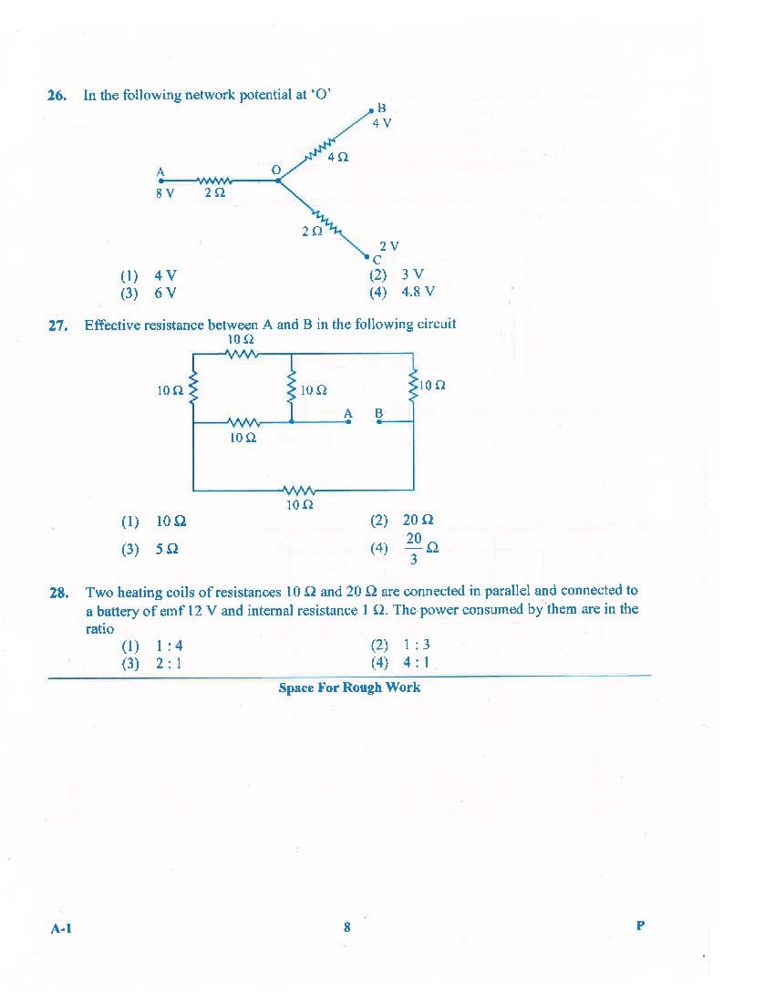 KCET 2016 Question Paper PDF with Answer Key (4 Papers)