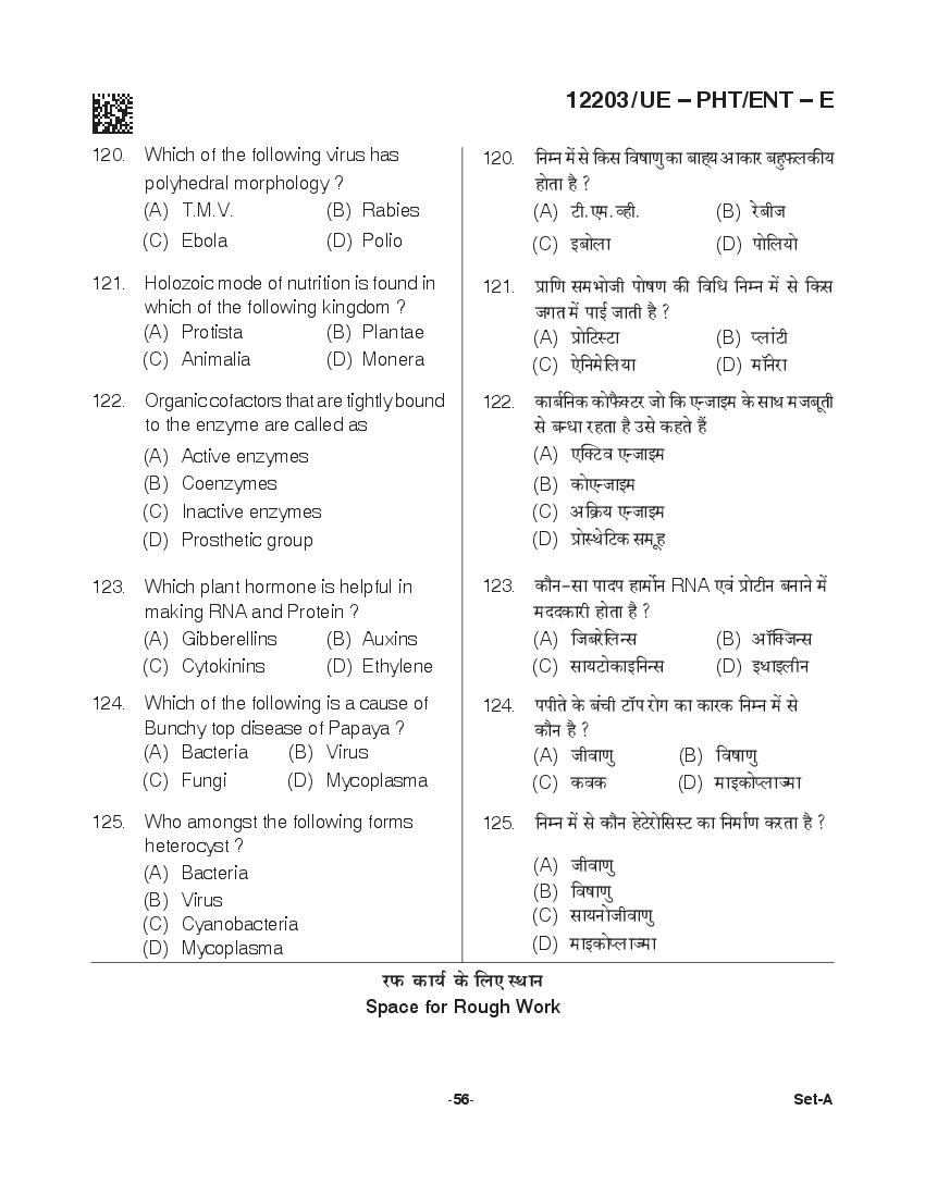 CG PPHT 2021 Question Paper PDF with PCM and PCB Answer Keys