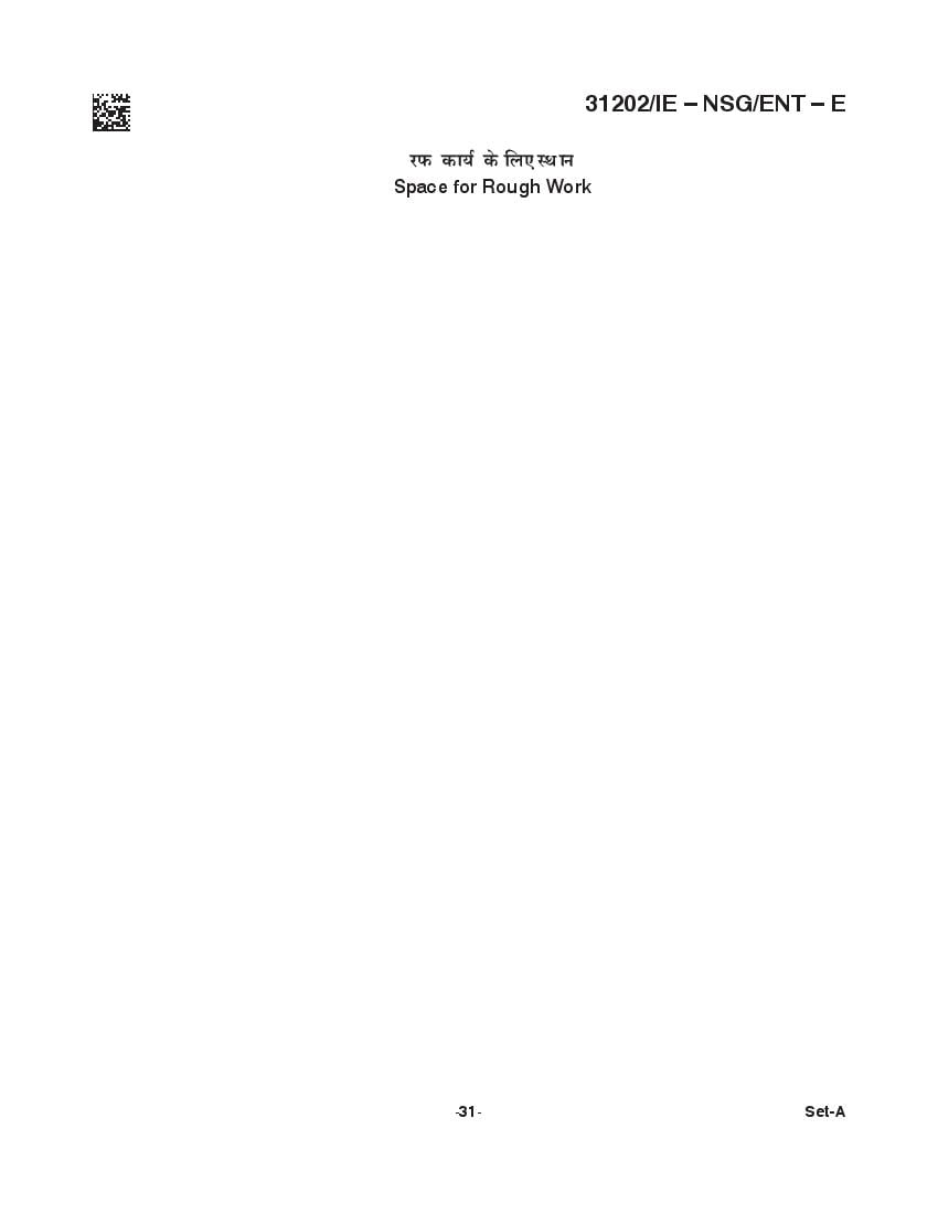 CG B.Sc Nursing 2021 Question Paper PDF with Final Answer Key