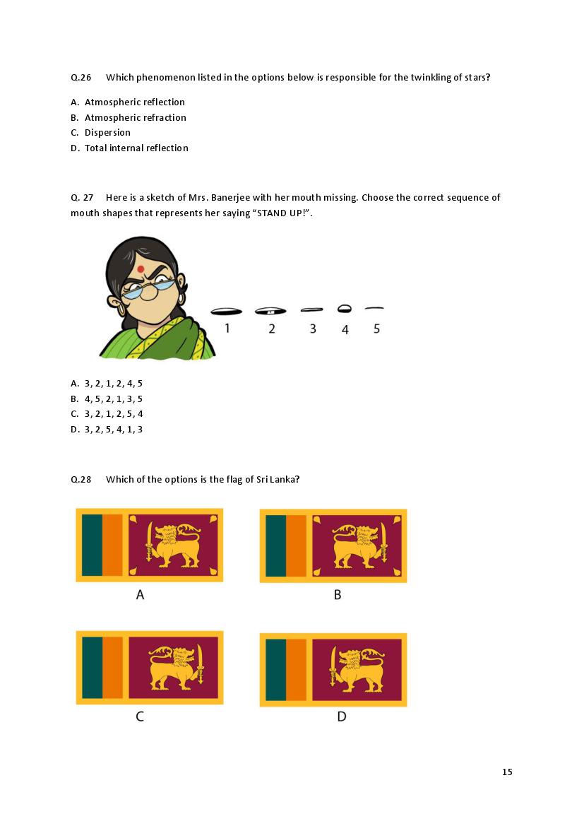 CEED 2018 Question Paper PDF (Official, Part A and Part B)