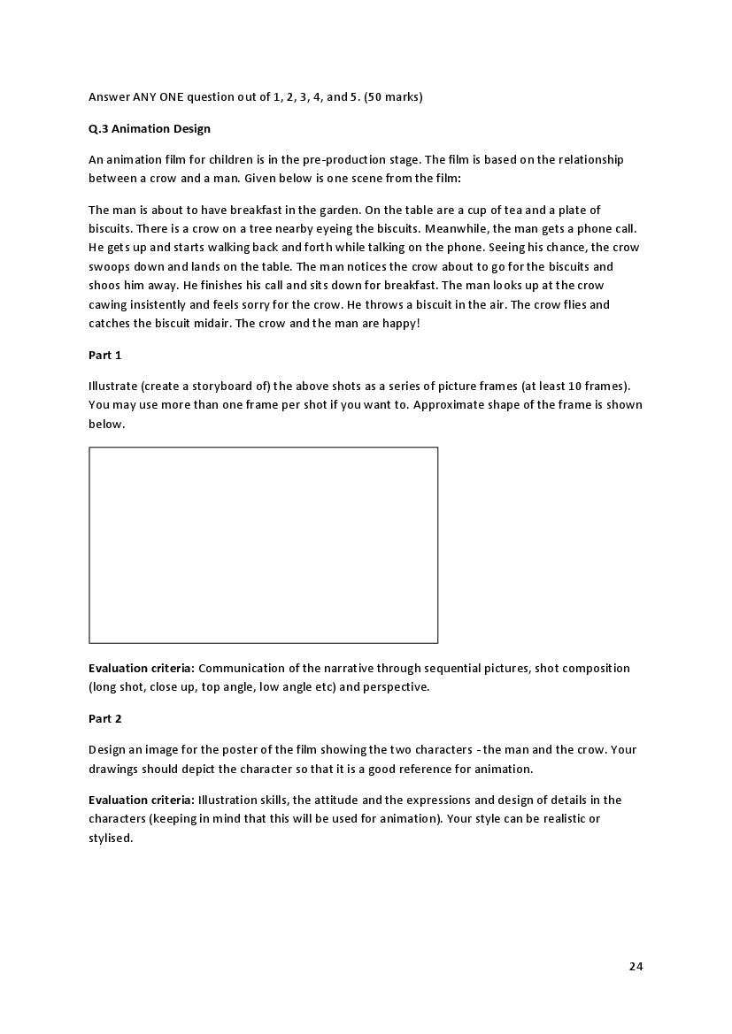 CEED 2018 Question Paper PDF (Official, Part A and Part B)