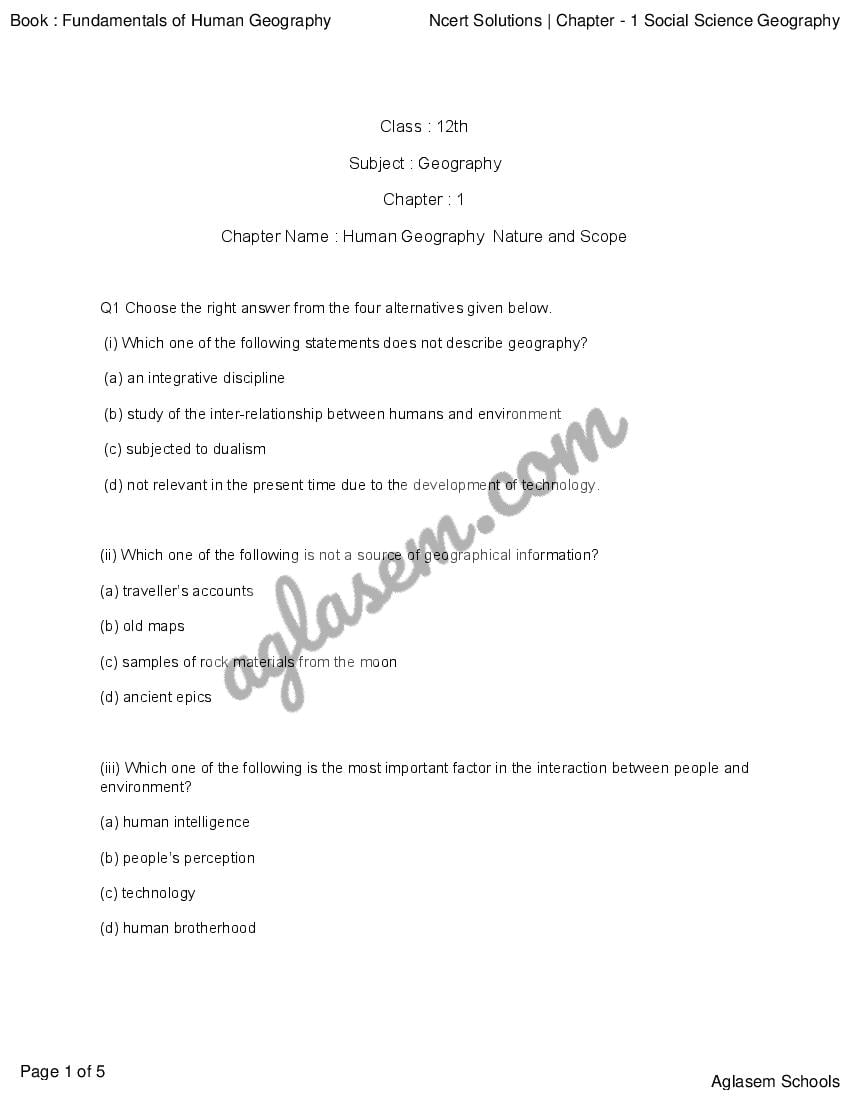 ncert-solutions-for-class-12-geography-chapter-1-human-geography-nature