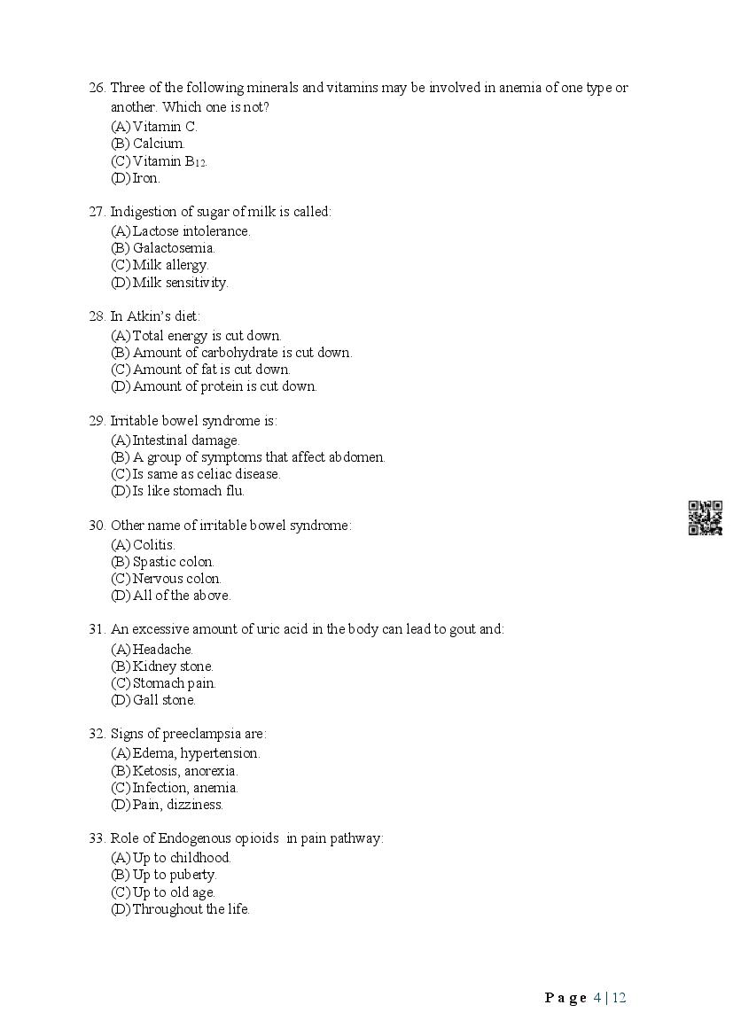 JEMAS PG 2024 Question Paper PDF with Final Answer Keys