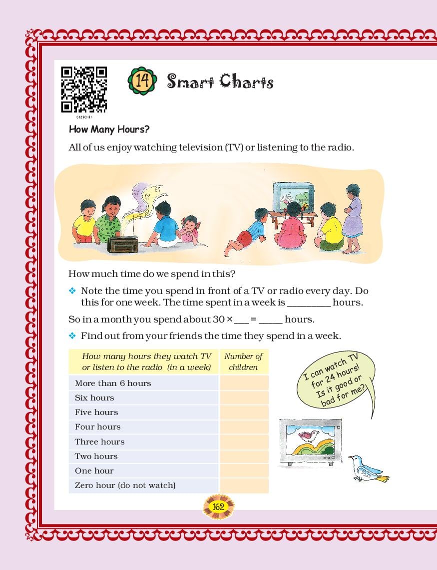 NCERT Book Class 4 Maths Chapter 14 Smart Charts - Page 1