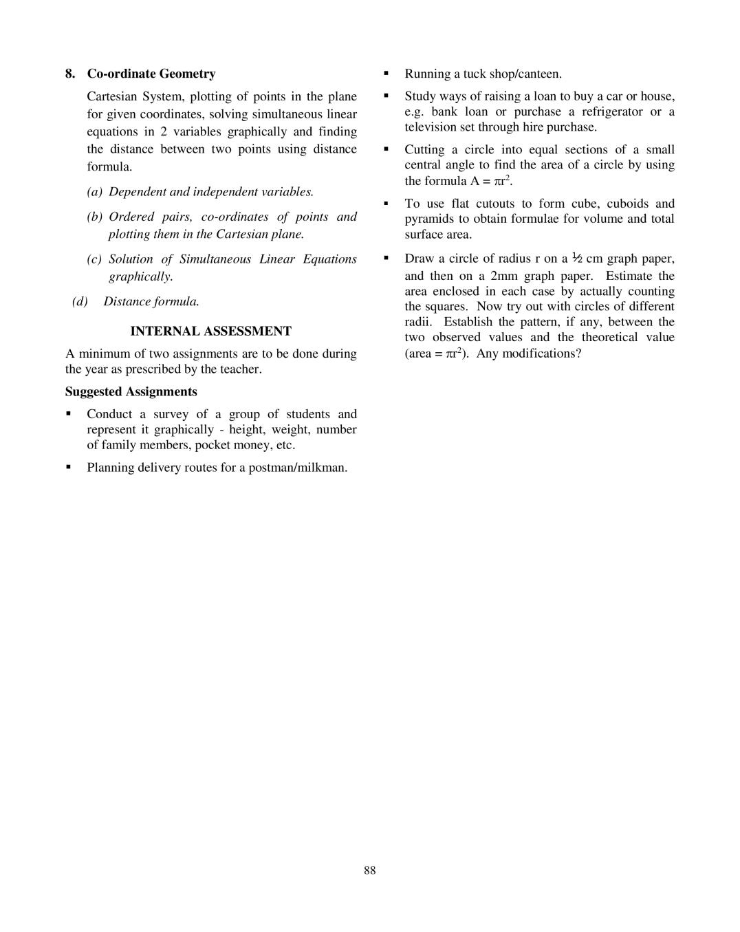 ICSE Mathematics Syllabus 2020 - 2021 for Class 9, Class 10 | AglaSem ...