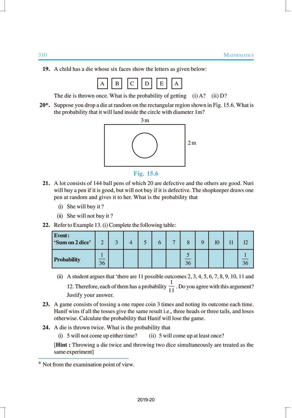 case study questions class 10 maths chapter 15