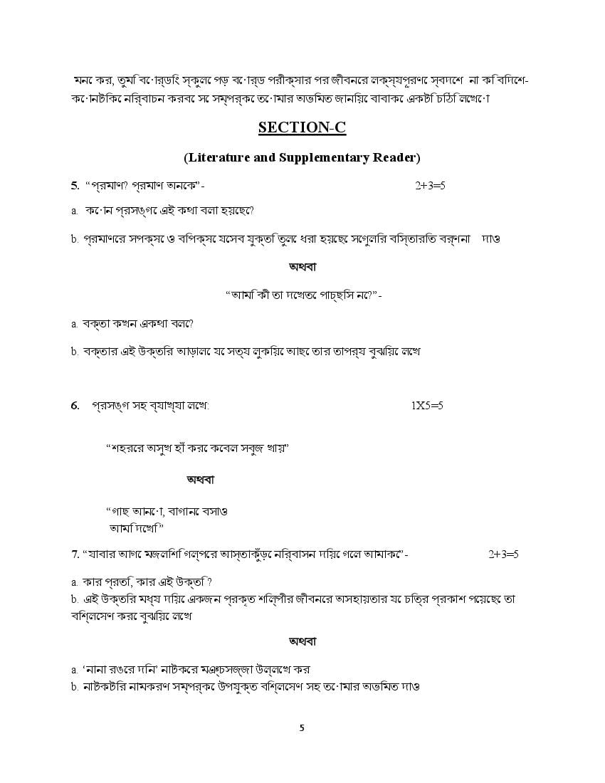 term paper bengali