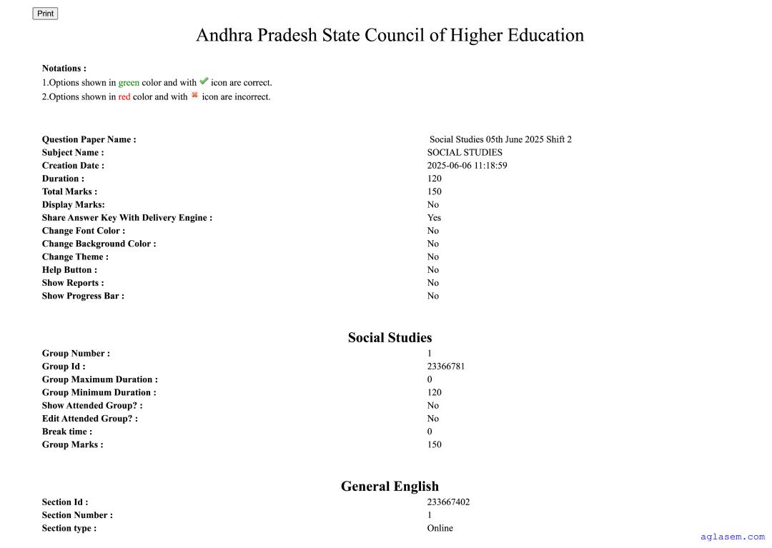 AP EdCET 2025 Question Paper Social Studies - Page 1 of 79