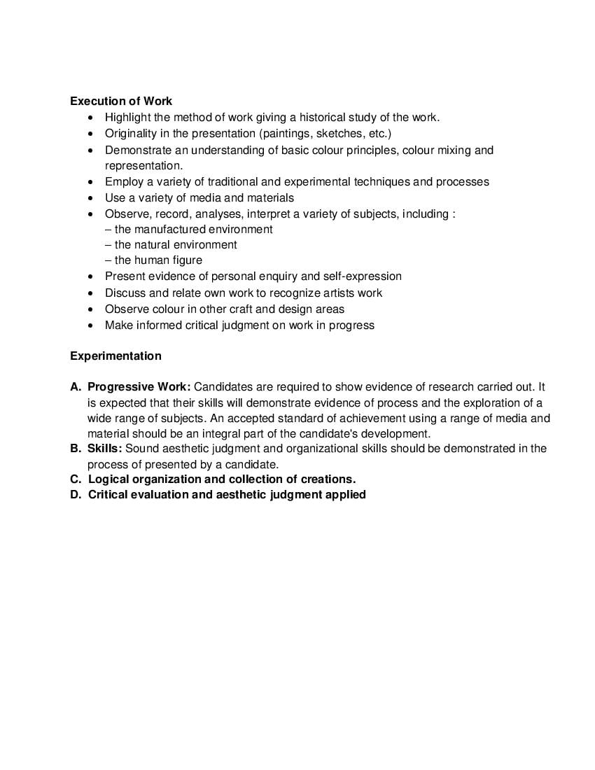 CBSE Syllabus for Class 11 Fine Arts 2021-22 [Revised]