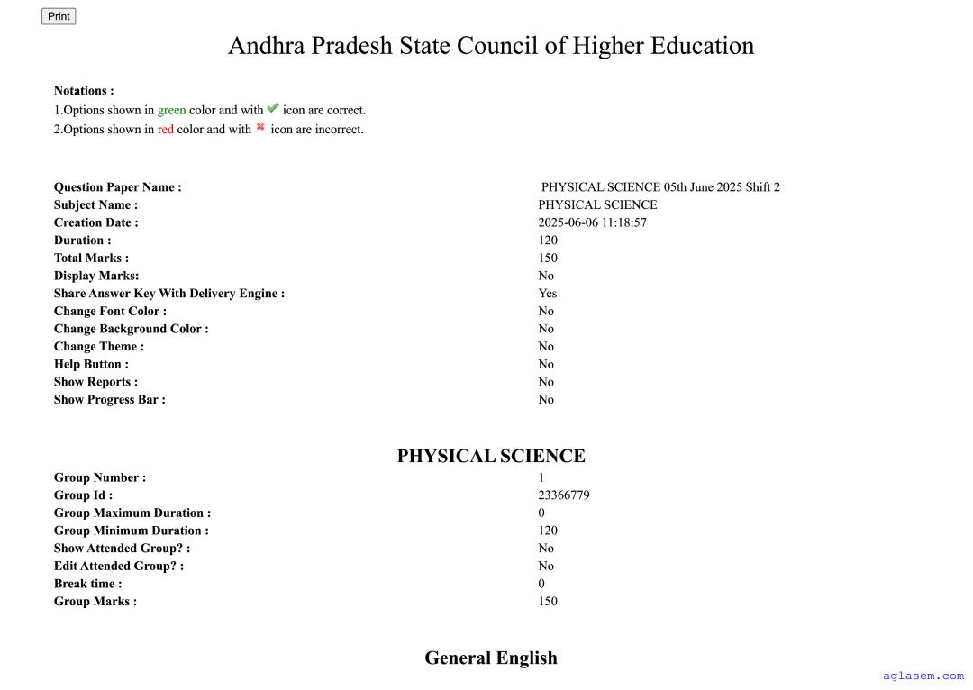 AP EdCET 2025 Question Paper Physical Science - Page 1 of 91