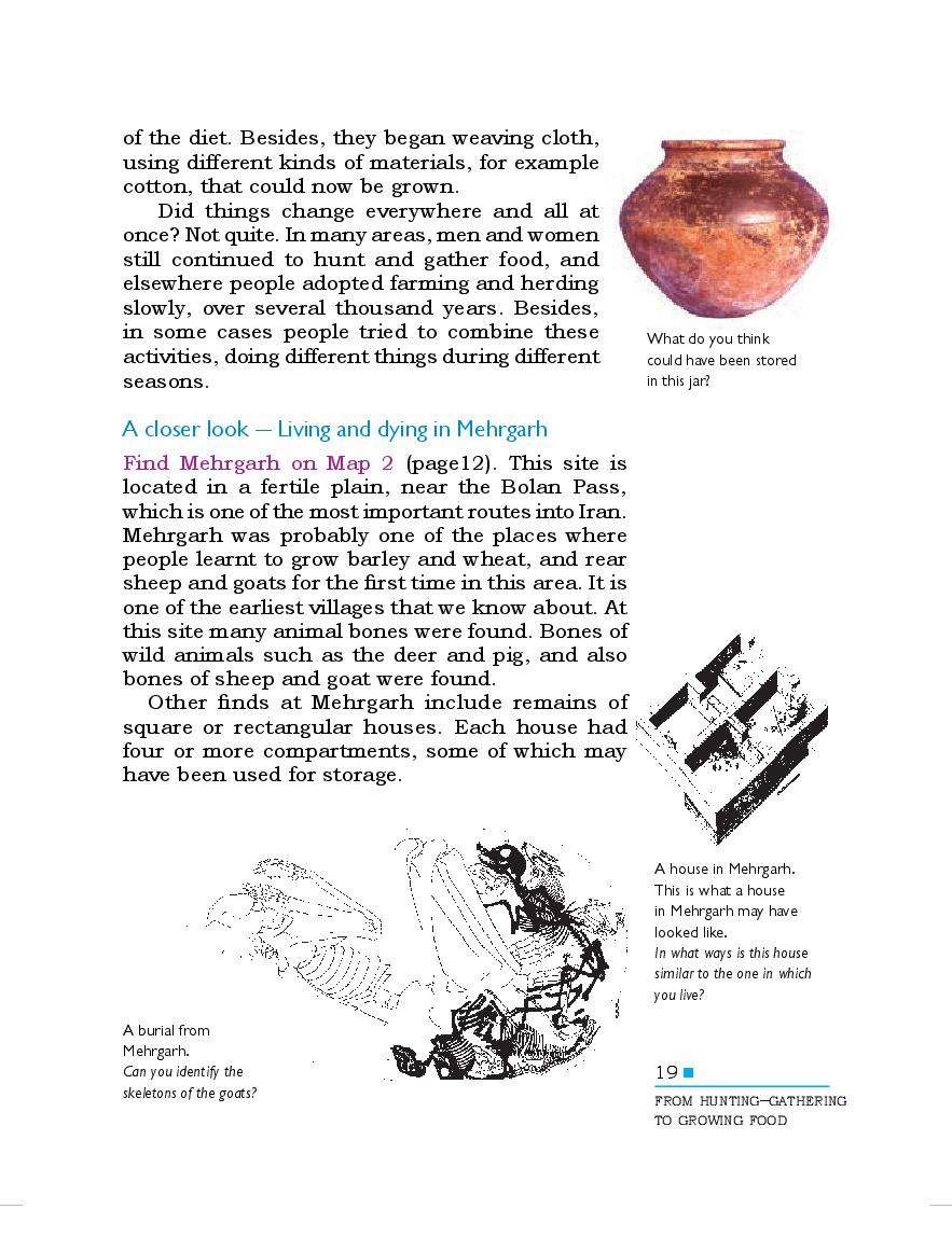 NCERT Book Class 6 Social Science Chapter 2 From Hunting Gathering To 