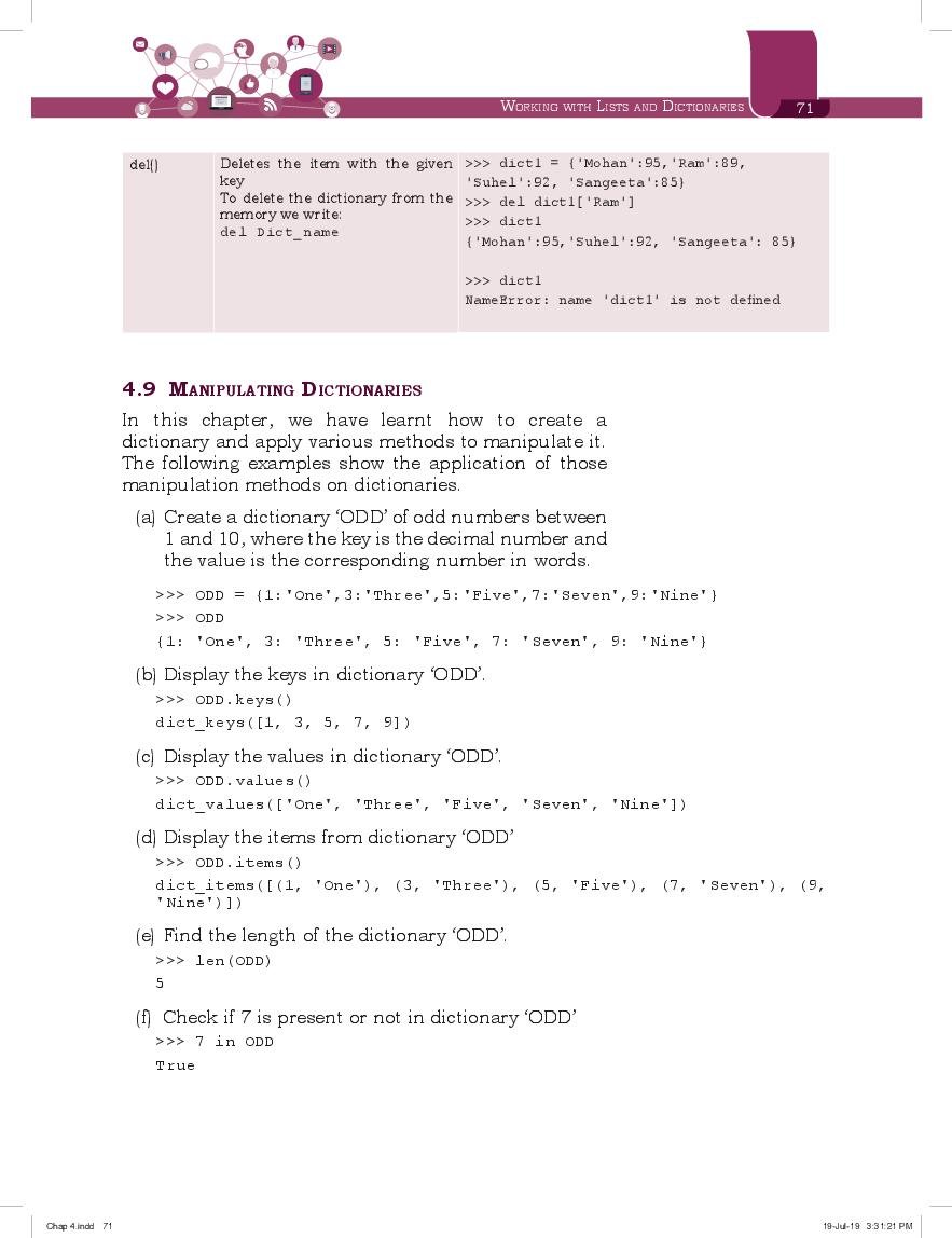 NCERT Book Class 11 Informatics Practices Chapter 4 Working With The ...