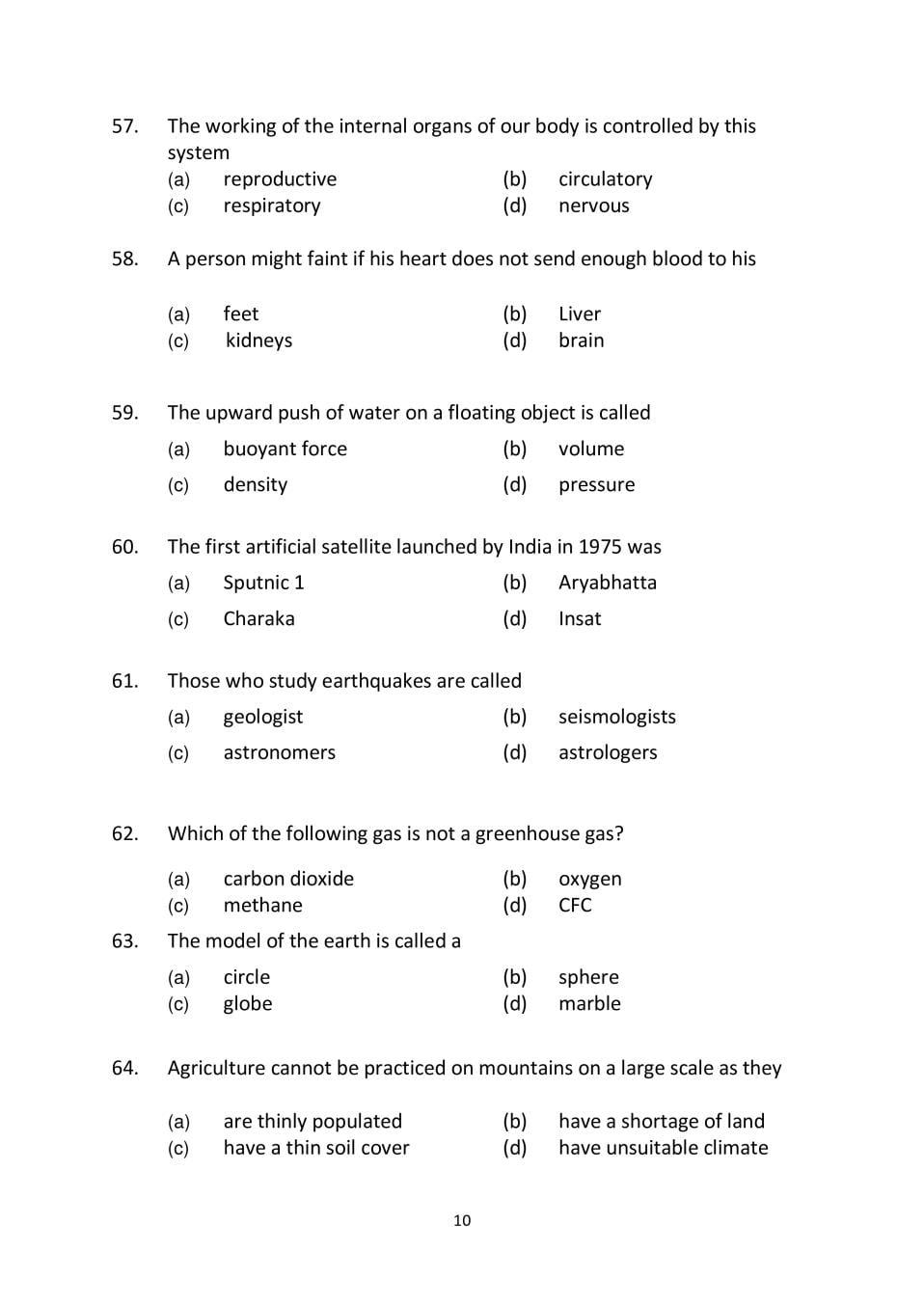 AISSEE 2018 Question Paper Class 6 – PDF Download