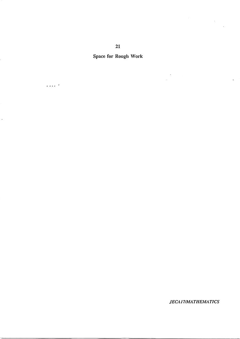 WB JECA 2017 Question Paper PDF: Mathematics and Aptitude