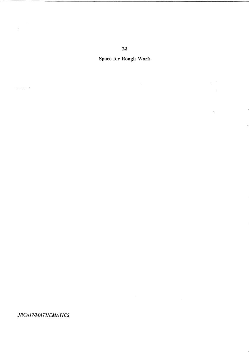 WB JECA 2017 Question Paper PDF: Mathematics and Aptitude