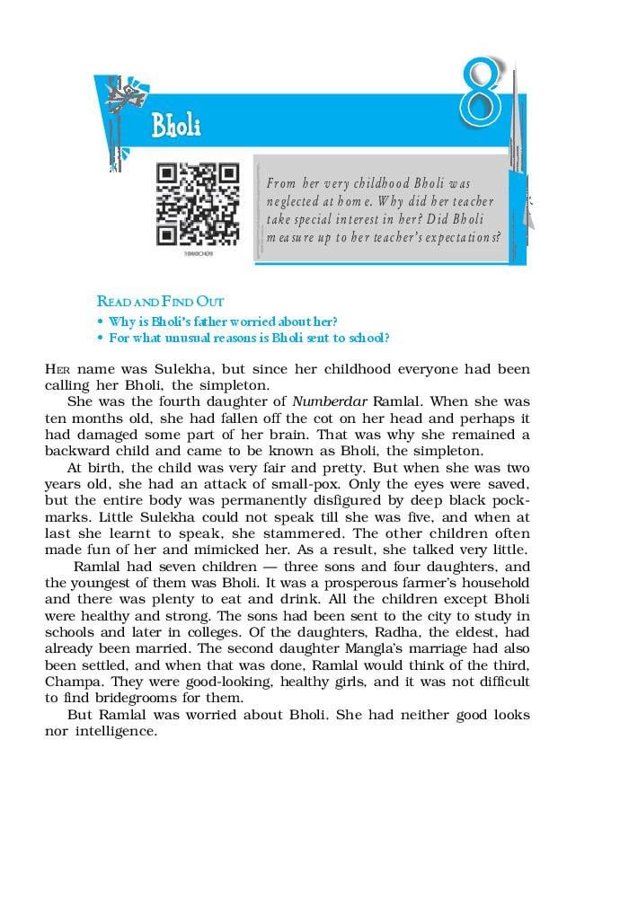 NCERT Book Class 10 English (Foot Prints Without feet) Chapter 8 The Hack Driver - Page 1