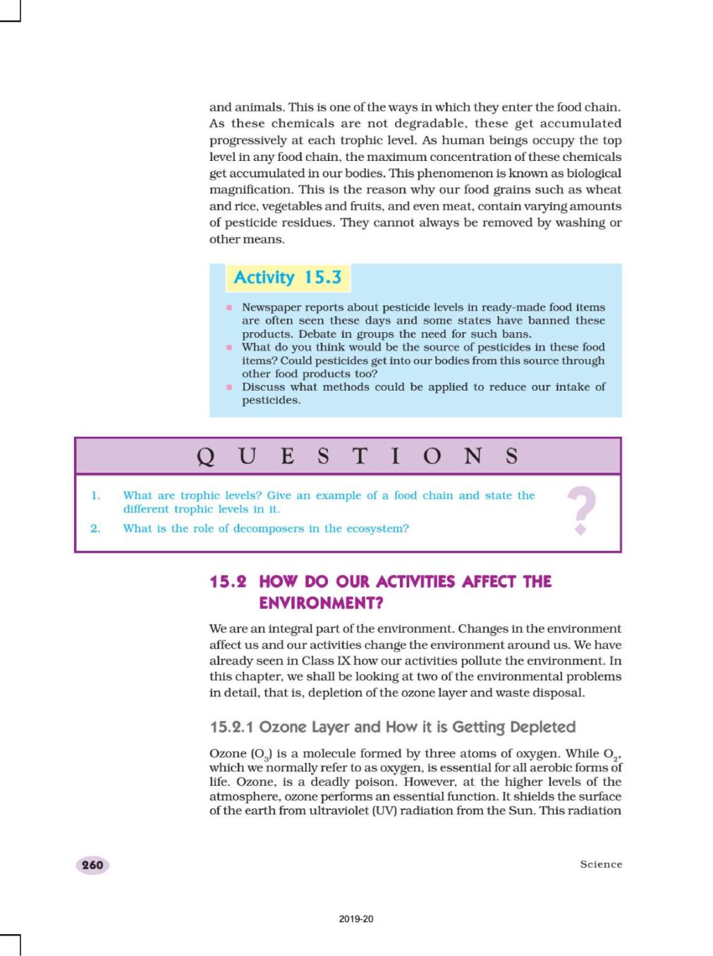 Ncert Book Class 10 Science Chapter 15 Our Environment 5674