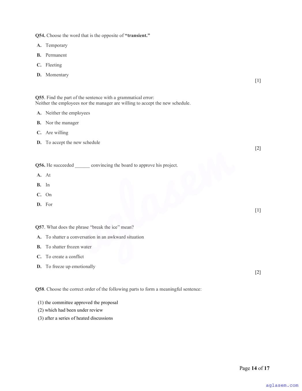 ACET 2025 Question Papers PDF with Solutions (March, August)