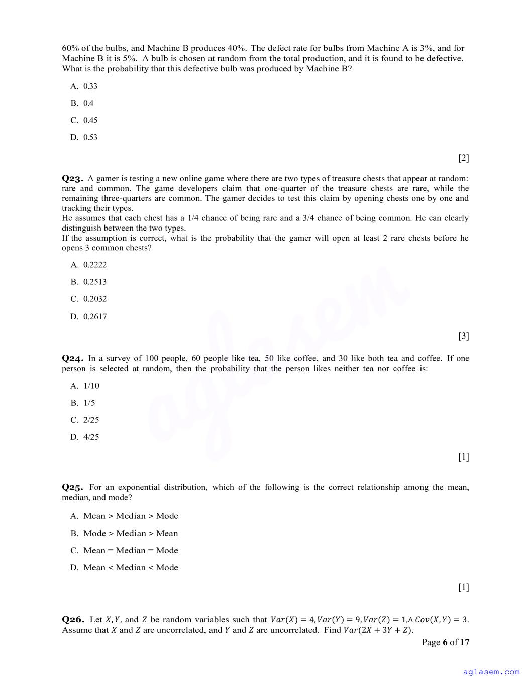 ACET 2025 Question Papers PDF with Solutions (March, August)