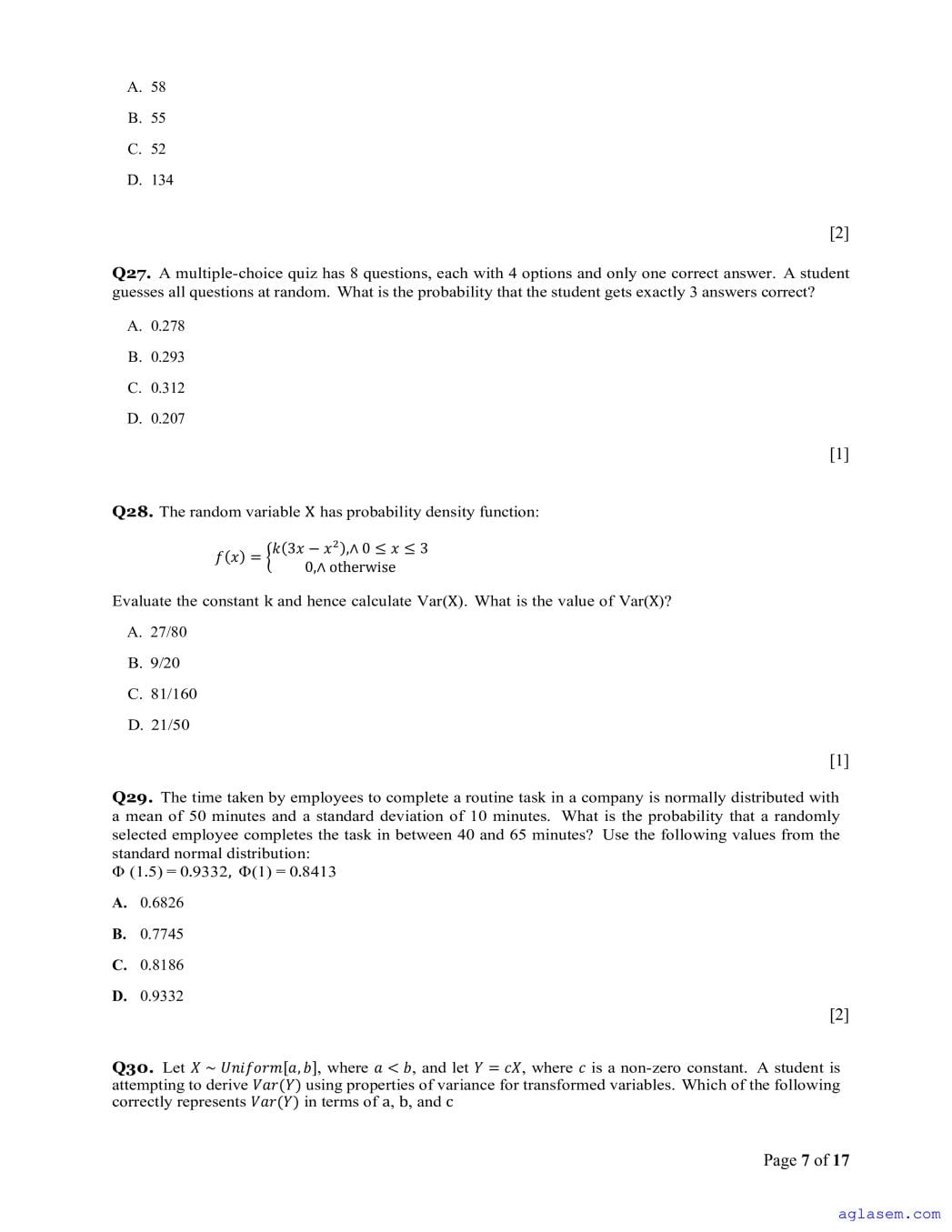 ACET 2025 Question Papers PDF with Solutions (March, August)