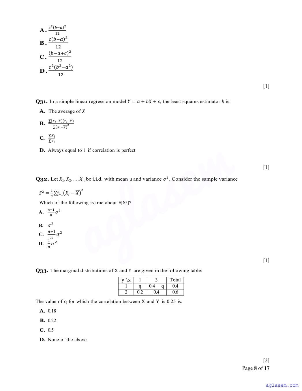 ACET 2025 Question Papers PDF with Solutions (March, August)