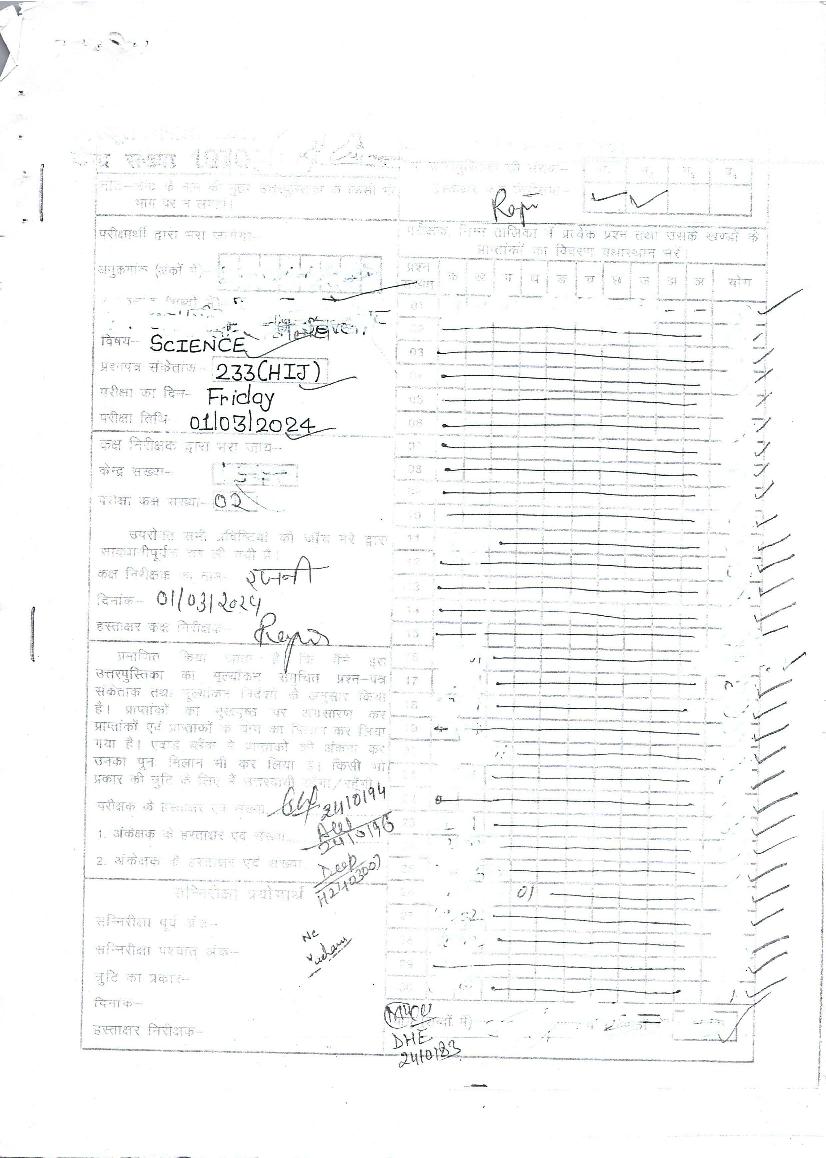 Uttarakhand Board Class 10 Question Paper 2024 Solution Science - Page 1 of 31