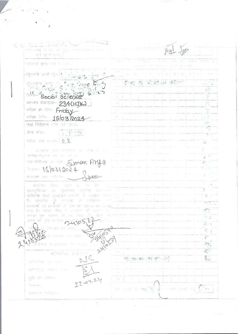 Uttarakhand Board Class 10 Question Paper 2024 Solution Social Science - Page 1 of 31