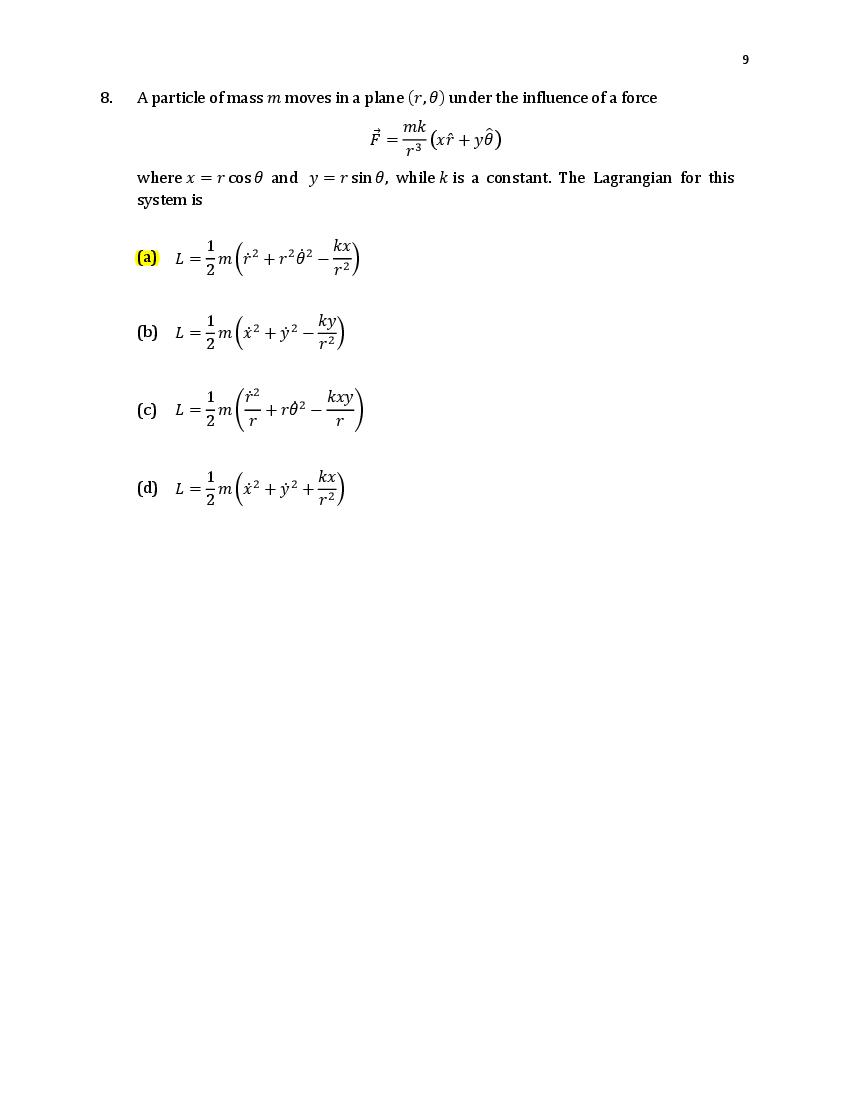 TIFR GS 2021 Question Paper PDF: Physics, Chemistry, Maths, Bio, CS