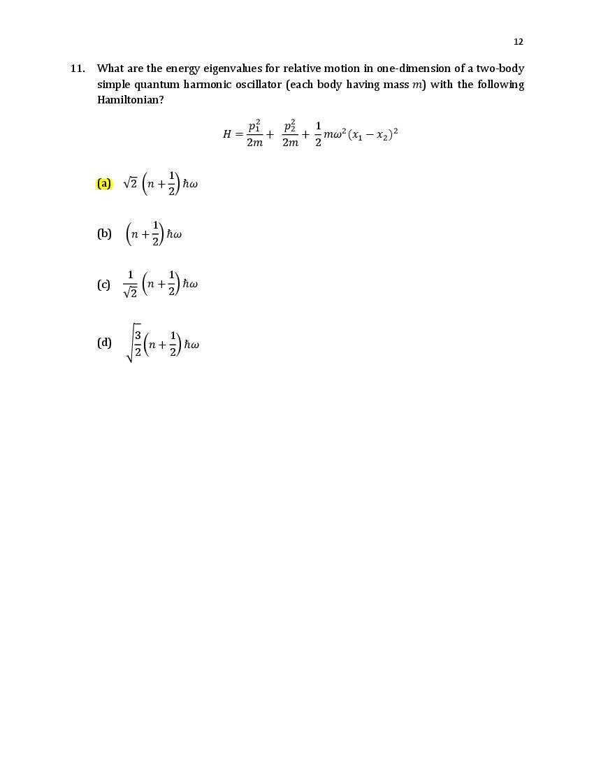 TIFR GS 2021 Question Paper PDF: Physics, Chemistry, Maths, Bio, CS