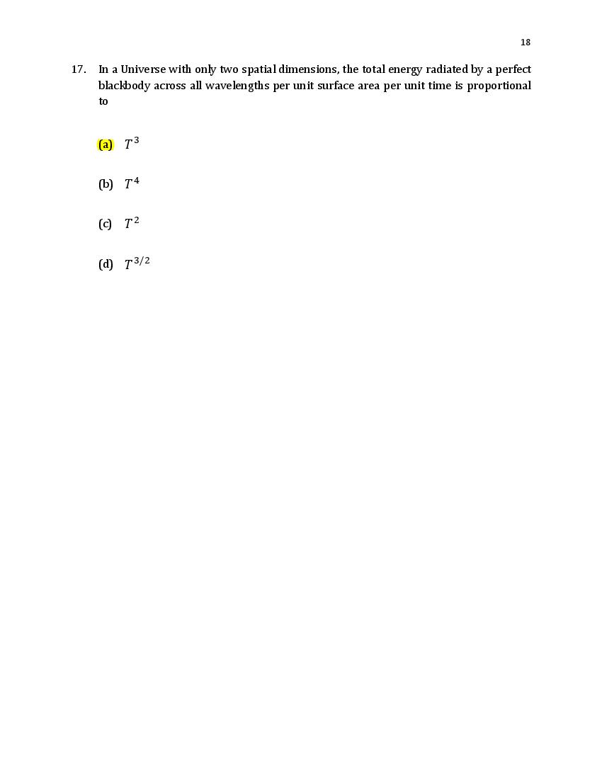 TIFR GS 2021 Question Paper PDF: Physics, Chemistry, Maths, Bio, CS