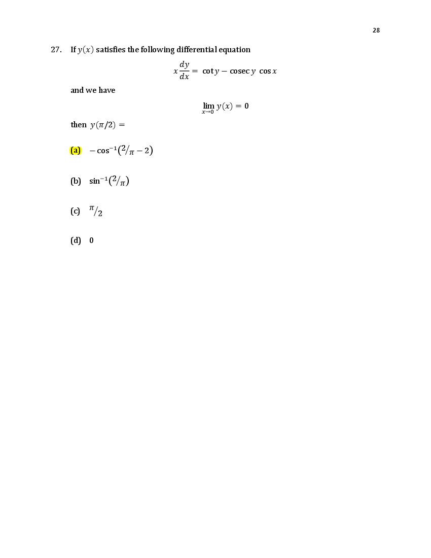 TIFR GS 2021 Question Paper PDF: Physics, Chemistry, Maths, Bio, CS